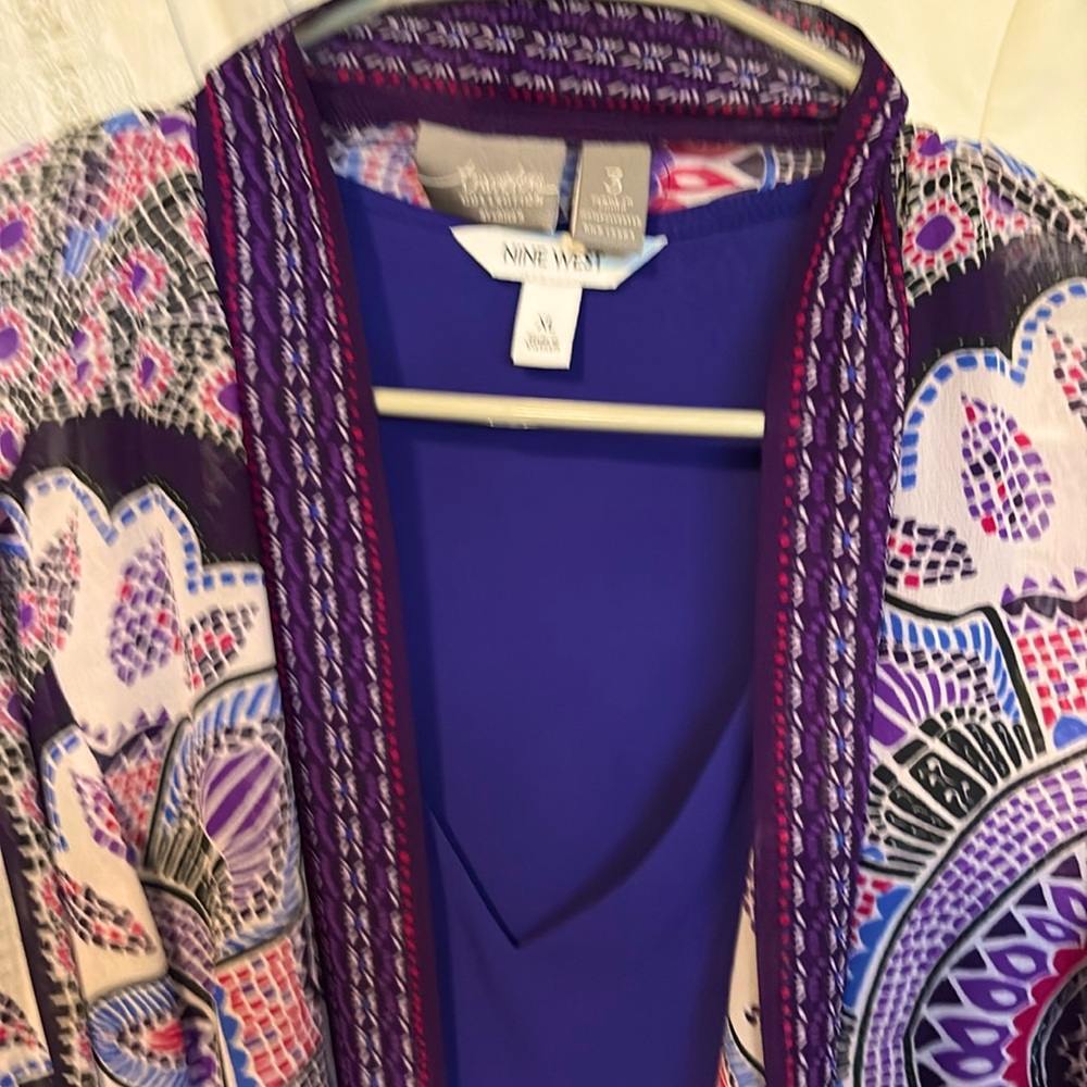 Chico Komo Dk Purple Sleeveless Top